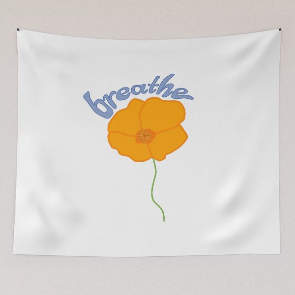 Item preview, Breathe In and Smell the Flowers - California Poppy designed and sold by MoePark.