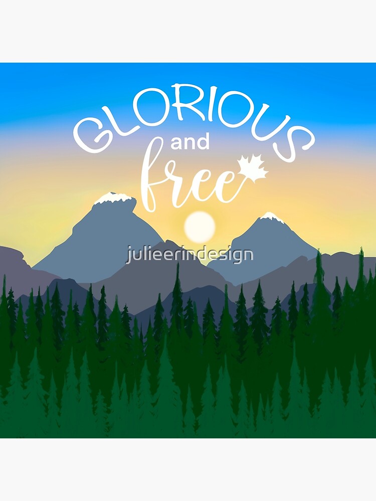 Thumbnail 7 of 7, Framed Art Print, Glorious and Free Canada Landscape designed and sold by julieerindesign.