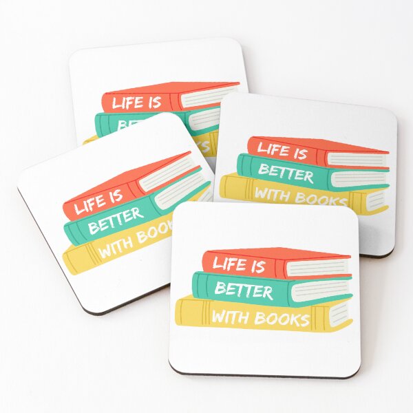 Item preview, Life is Better with Books designed and sold by JLClassics.