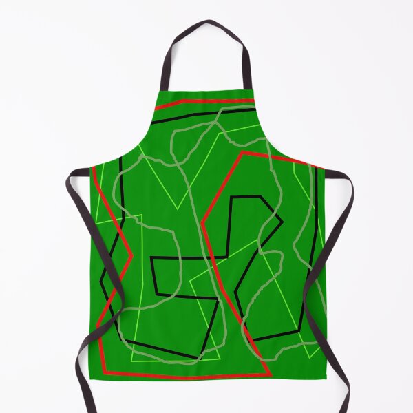 Artikelvorschau, Strukturiertes Chaos: Grünes geometrisches Netz entworfen und verkauft von design2xstudio.