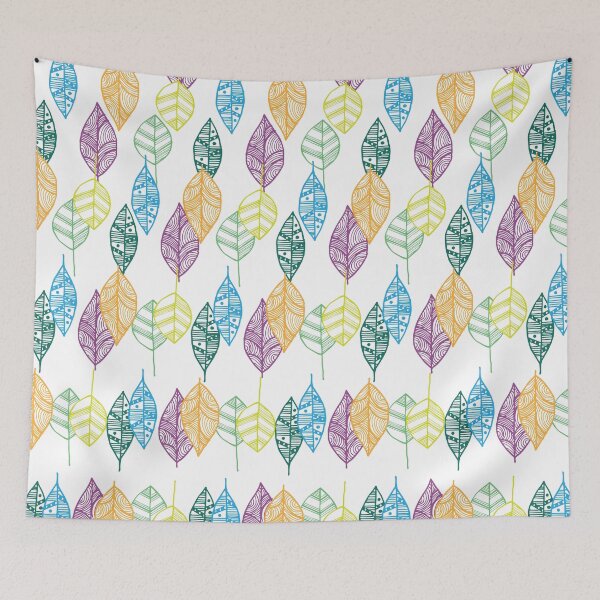 Item preview, Multi-color Leaf pattern  designed and sold by Didi Kasa.