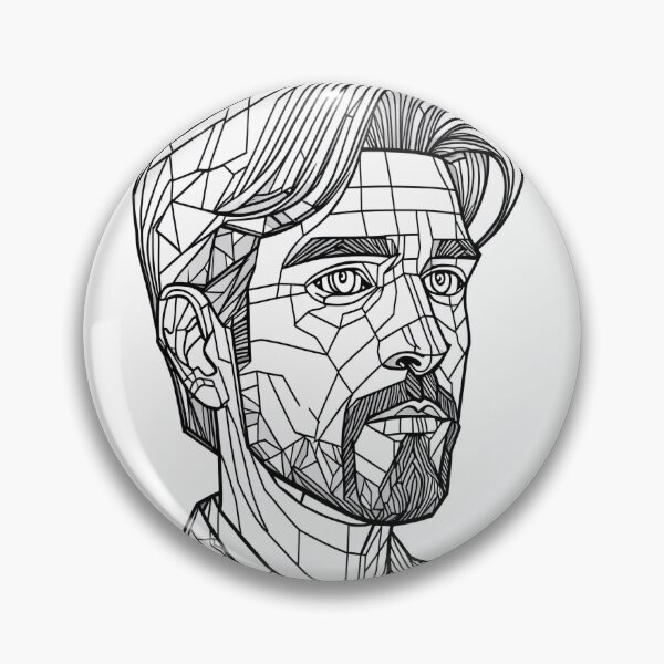 Item preview, Pixel Wireframe Steve designed and sold by Thompika.