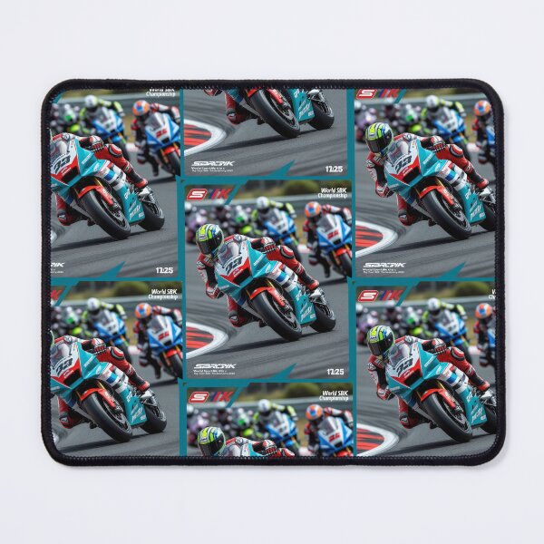 Item preview, World SBK Championship Teal Superbike Racing Replica Animation  designed and sold by Moto Graphix.