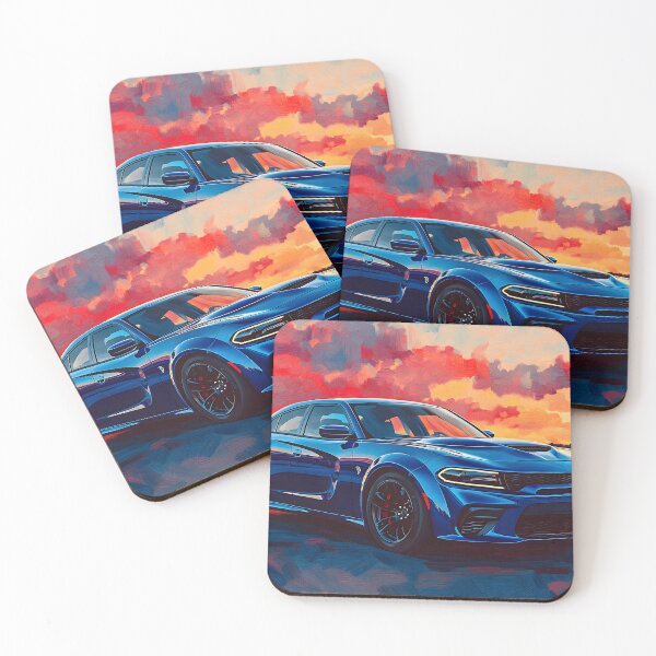 Item preview, Blue Dodge Charger SRT – Pop Art Edition VIII designed and sold by AutoPopStudio.