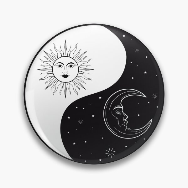 Item preview, Sun and Moon Ying Yang designed and sold by Lillithsart.