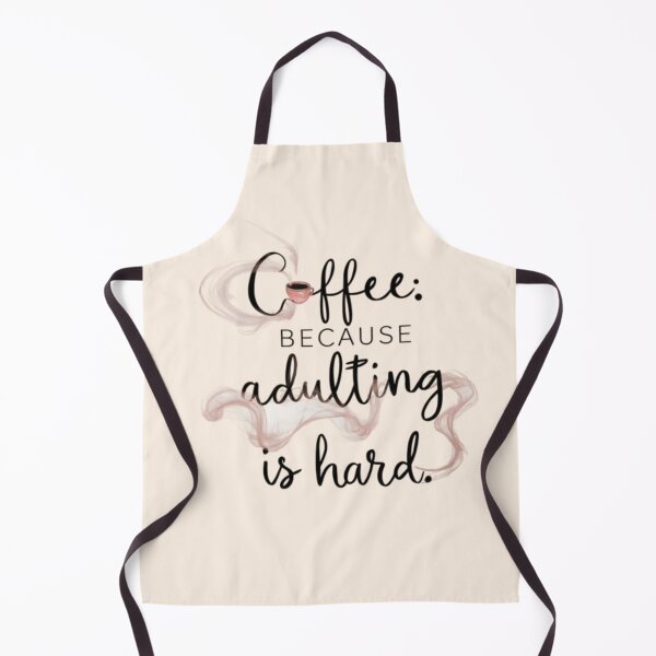 Item preview, coffee because adulting is hard designed and sold by Habet.