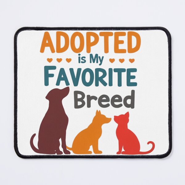 Item preview, Adopt with Love - Design to Defend the Animal Cause designed and sold by latelierdechris.