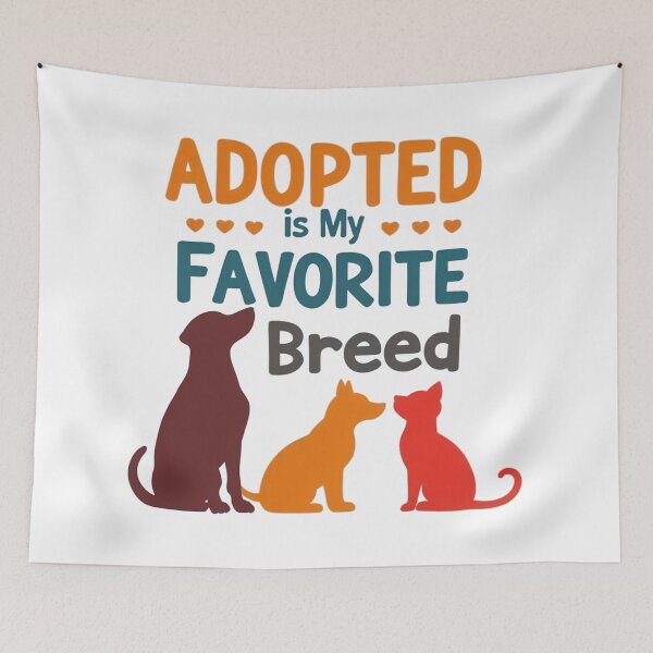 Item preview, Adopt with Love - Design to Defend the Animal Cause designed and sold by latelierdechris.
