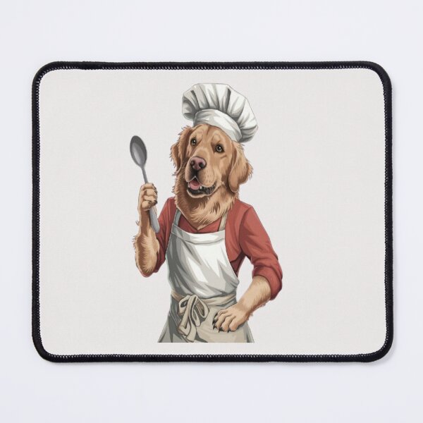 Item preview, Chef Golden Retriever - Fun Kitchen Adventure designed and sold by Petpixy.