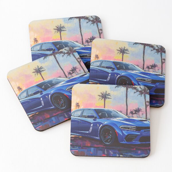 Item preview, Blue Dodge Charger SRT – Pop Art Edition VII designed and sold by AutoPopStudio.
