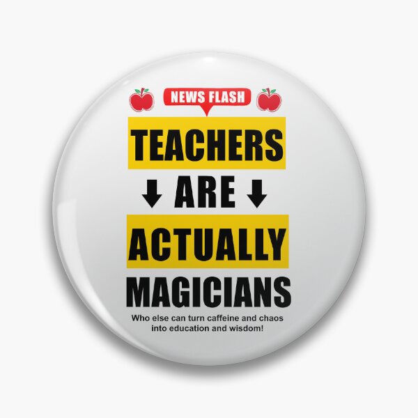 Item preview, Funny Teachers are Actually Magicians designed and sold by SalonOfArt.