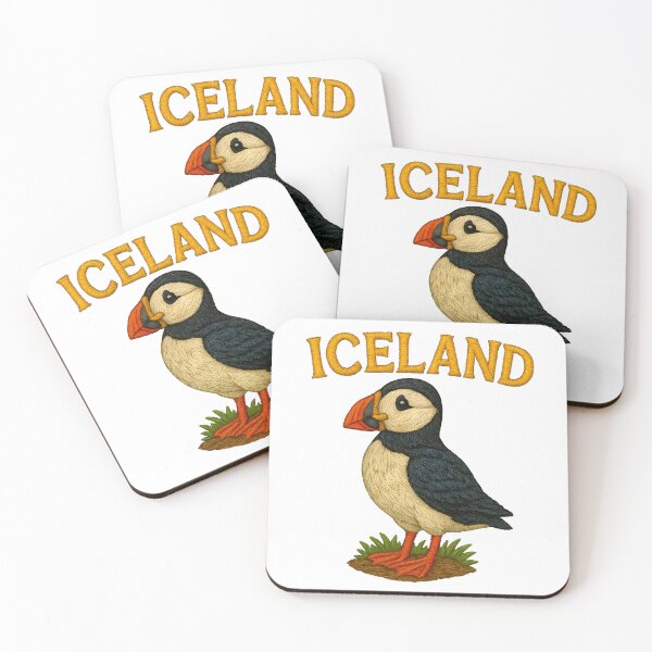 Item preview, Iceland Puffin Embroidered Patch designed and sold by #Adulting Central.