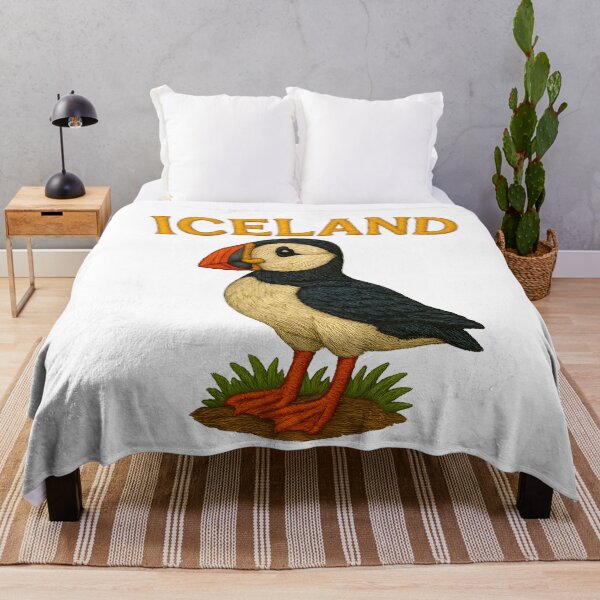Item preview, Iceland Puffin Embroidered Patch designed and sold by #Adulting Central.