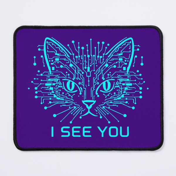 Item preview, Cyber Cat Surveillance – I See You designed and sold by SteadyRolling.