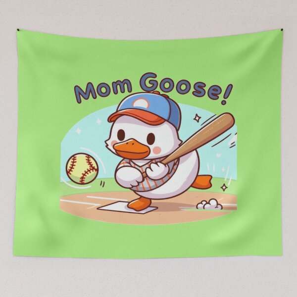 Item preview, Mom Goose - Funny Baseball Mom Shirt | Cute Sports Design for Moms designed and sold by Design by Anthony .