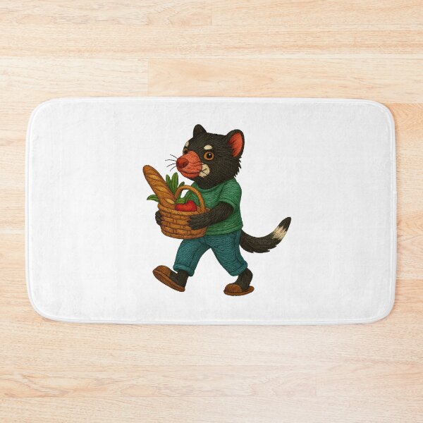 Item preview, Tasmanian Devil Grocery Run Embroidered Patch designed and sold by #Adulting Central.