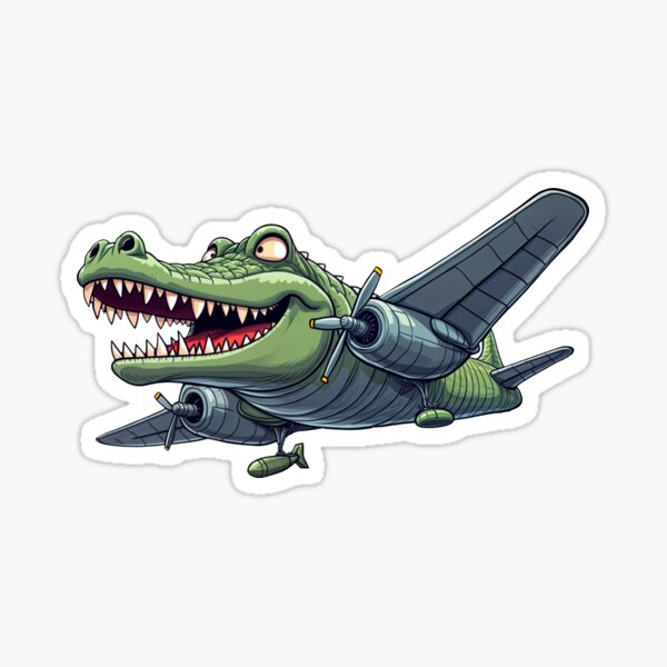 Vista previa del artículo con la obra «Bombardino Crocodilo — Primero los dientes, después las preguntas», diseñado y vendido por BelCorvus.