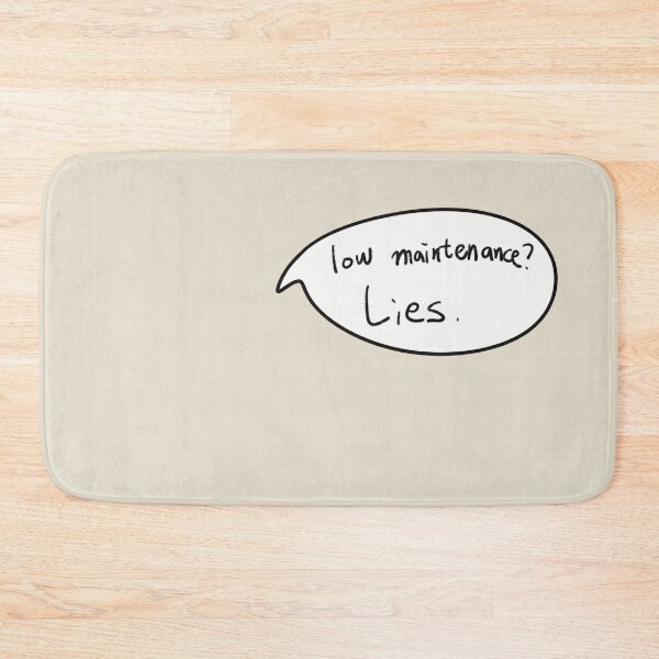 Item preview, Low maintenance? Lies designed and sold by Boho colorful fun.