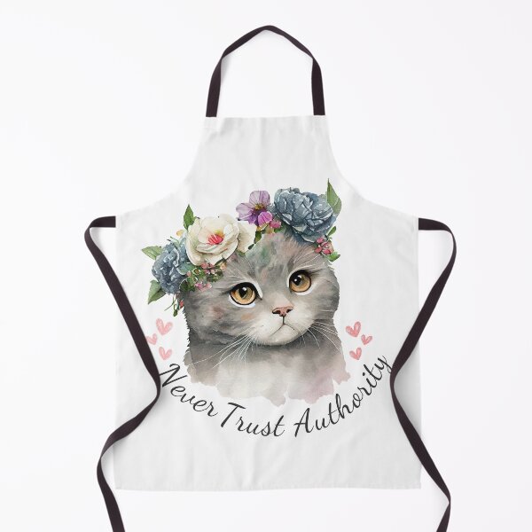 Item preview, Never Trust Authority Kitty designed and sold by KatelynMitalski.