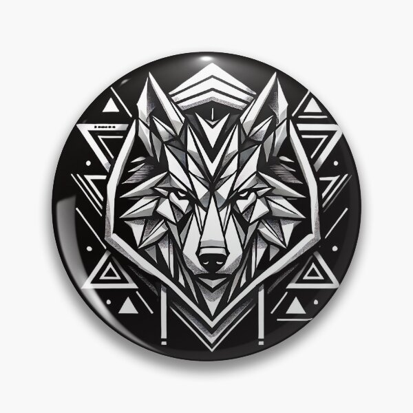 Item preview, Wolf Hoodie with a Geometric shape designed and sold by Ergostatic.