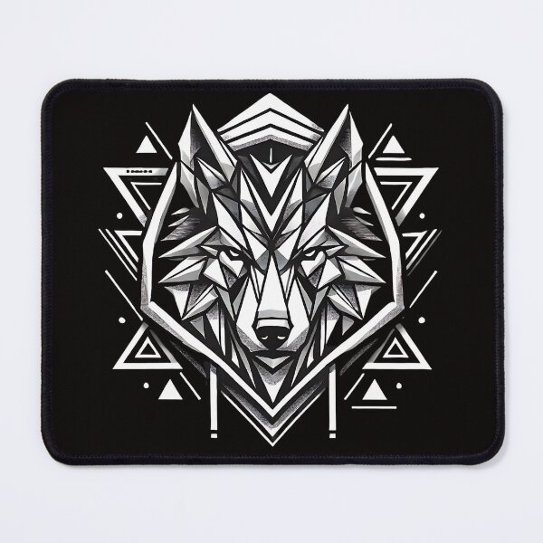 Item preview, Wolf Hoodie with a Geometric shape designed and sold by Ergostatic.