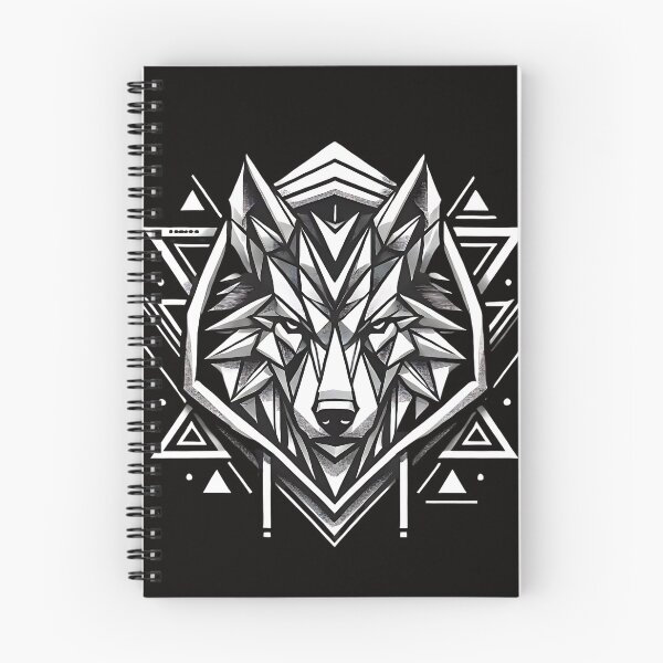 Item preview, Wolf Hoodie with a Geometric shape designed and sold by Ergostatic.