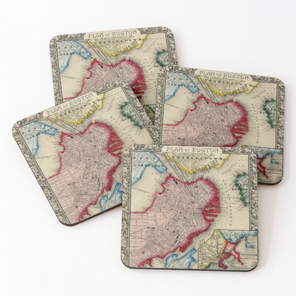 Item preview, Boston in 1860 designed and sold by 19th Century in Color.