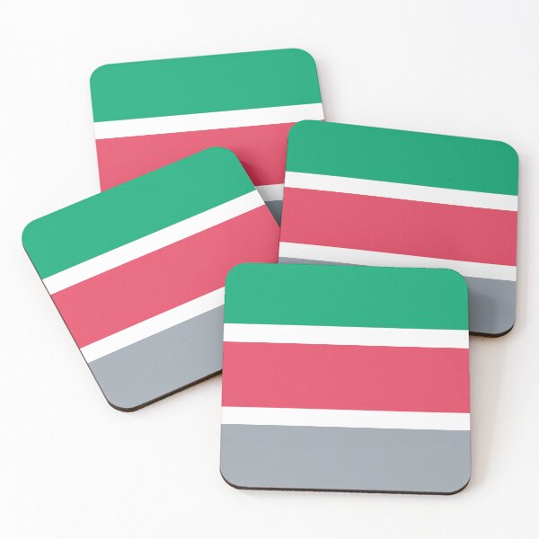 Item preview, Retro Striped Pattern Design - Italian Feel - Green Red Gray designed and sold by MoePark.