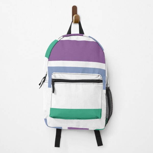 Item preview, Retro Striped Pattern Design - Green Purple Blue designed and sold by MoePark.