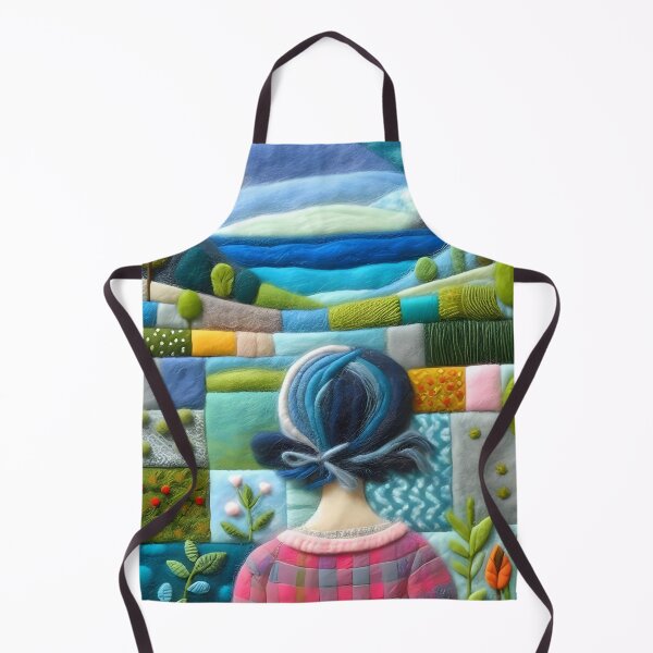 Item preview, Felt art girl designed and sold by evabyte.