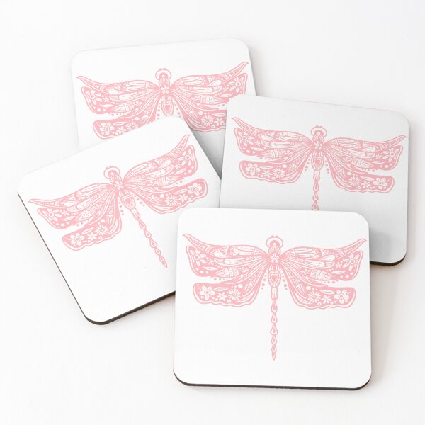 Item preview, Light Pink Floral Dragonfly Design designed and sold by Giulia  Palazzo.