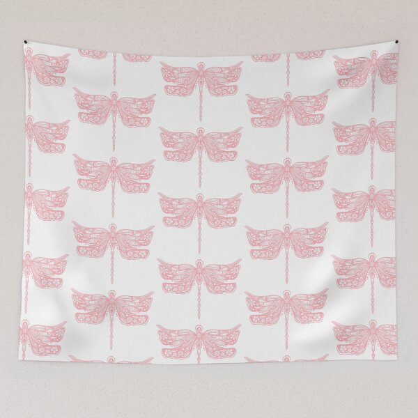 Item preview, Light Pink Floral Dragonfly Design designed and sold by Giulia  Palazzo.