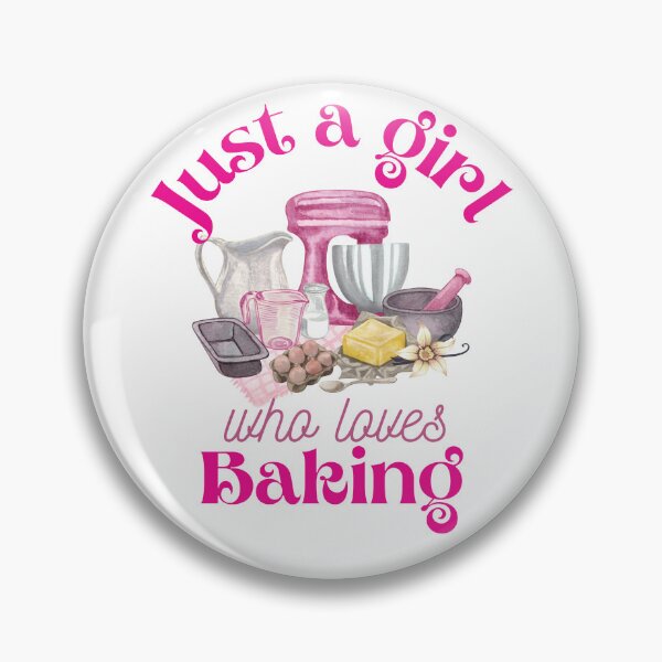 Item preview, Just a girl who loves baking designed and sold by Oreo2020 Creations.