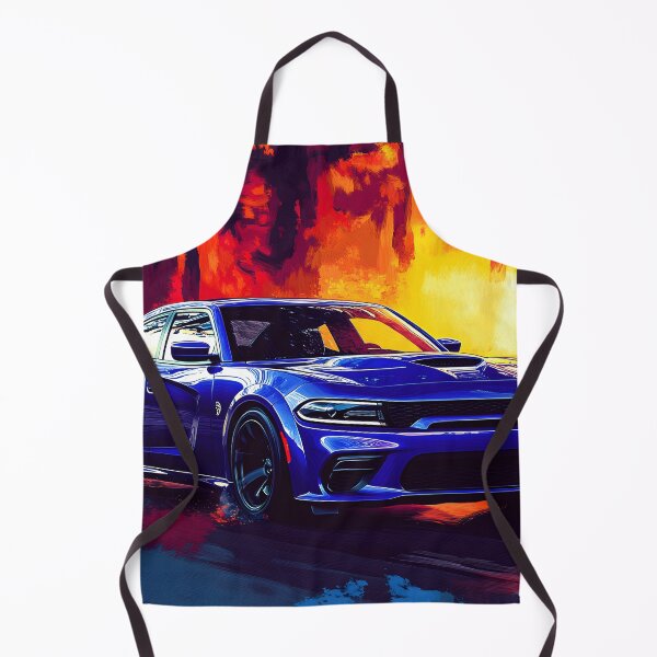 Item preview, Midnight Blue Dodge Charger SRT – Pop Art Edition designed and sold by AutoPopStudio.