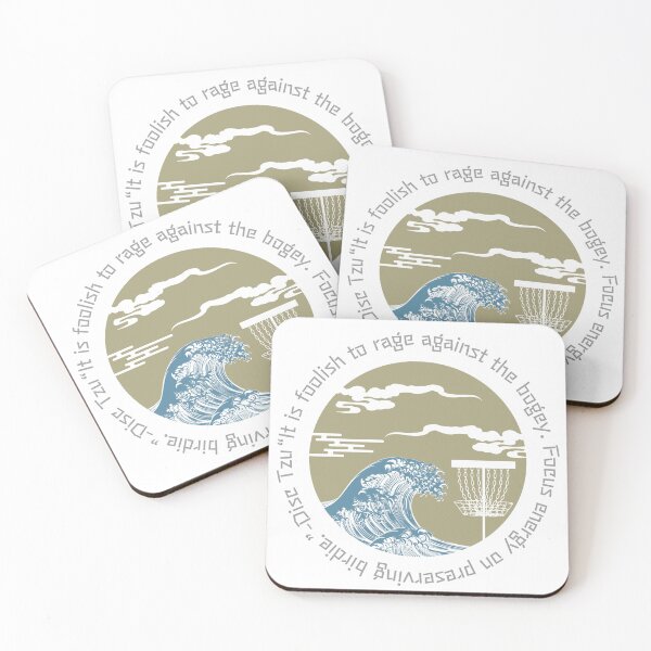 Item preview, Rage Against The Bogey Or Preserve Birdies The Way of Disc Tzu designed and sold by teenugs.