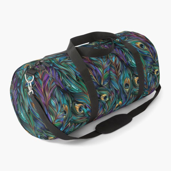 Item preview, Elegant Peacock Feather Pattern – Luxurious and Vibrant Seamless Design designed and sold by Krasnovaovaova.