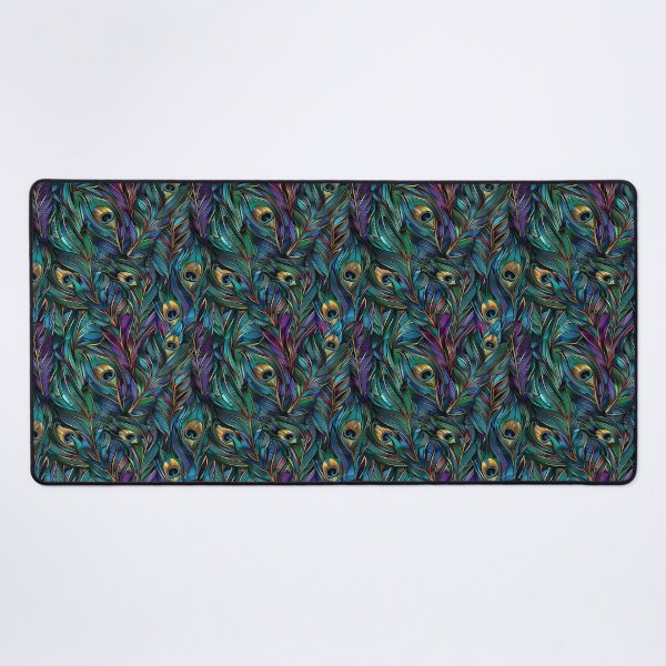 Item preview, Elegant Peacock Feather Pattern – Luxurious and Vibrant Seamless Design designed and sold by Krasnovaovaova.