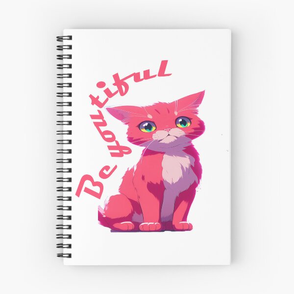 Item preview, Purr-fectly Be-YOU-tiful: The Charming Pink Cat designed and sold by HebHenderson.