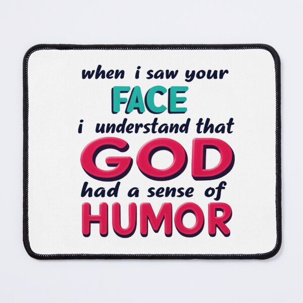 Item preview, God Has a Humor - Ironic and Provocative Design designed and sold by latelierdechris.