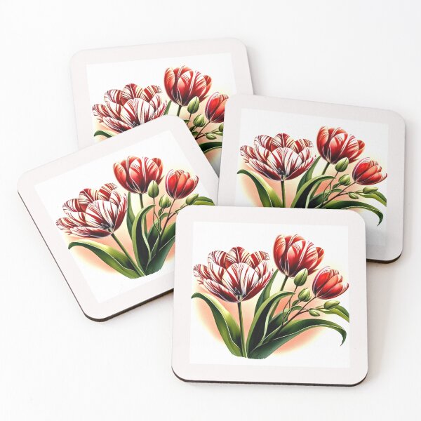 Item preview, Semper Augustus Tulip#2 designed and sold by Helios Be. Lavsh.