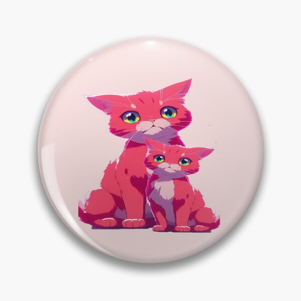 Item preview, Pretty in Purrs: The Pink Duo designed and sold by HebHenderson.