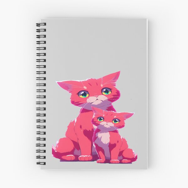 Item preview, Pretty in Purrs: The Pink Duo designed and sold by HebHenderson.