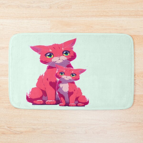 Item preview, Pretty in Purrs: The Pink Duo designed and sold by HebHenderson.