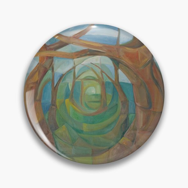 Item preview, Cubist Spiral Landscape  designed and sold by Shellavision.