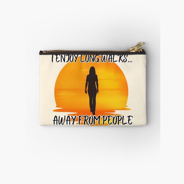 Item preview, I enjoy long walks... Away from people designed and sold by TenkaTees.