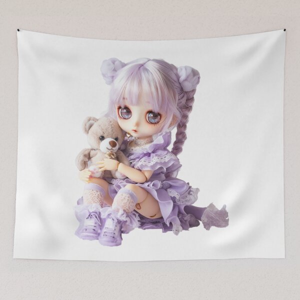 Item preview, Lavender Doll – Sweet Doll & Teddy Bear designed and sold by lylange.
