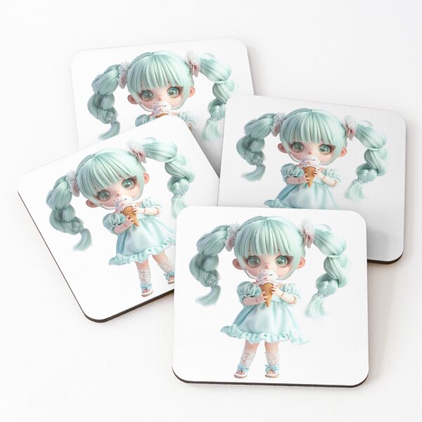 Item preview, Ice Cream Kawaii Doll designed and sold by lylange.