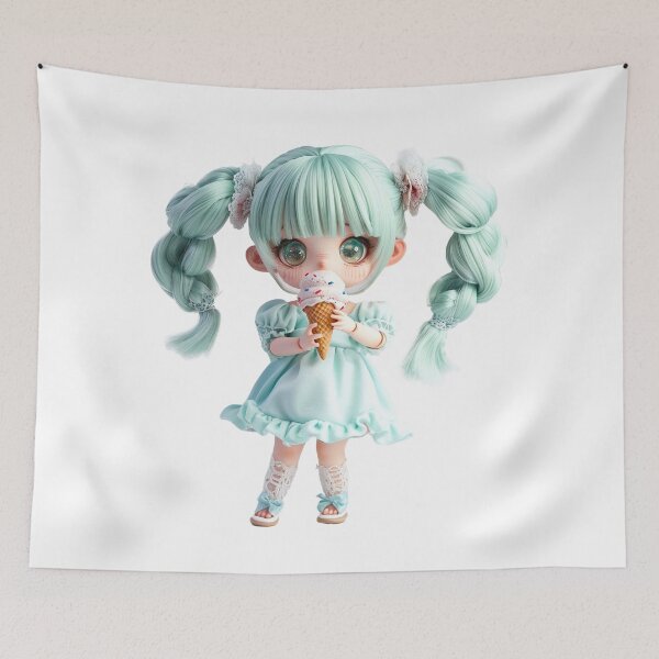 Item preview, Ice Cream Kawaii Doll designed and sold by lylange.