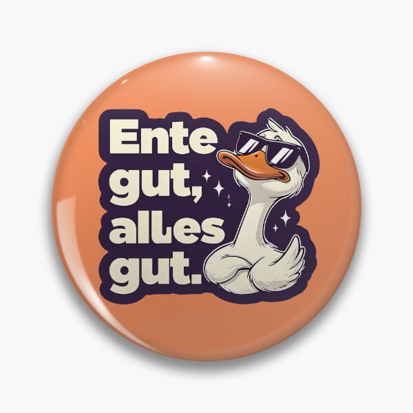 Item preview, Lustiger Sticker – “Ente gut, alles gut” designed and sold by Jeremnis.