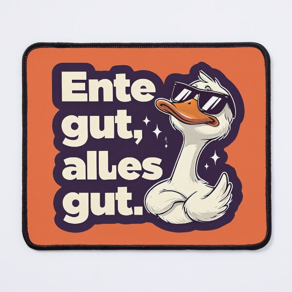 Item preview, Lustiger Sticker – “Ente gut, alles gut” designed and sold by Jeremnis.